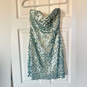 Trixxi Shimmering Green Sequin Dress